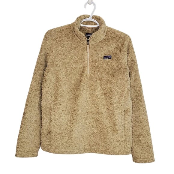 Patagonia Los Gatos 1/4 zip fleece jacket tan - Picture 1 of 4